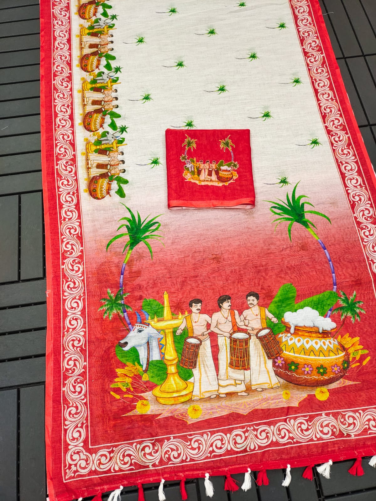 MG 337 Palin Line Digital Printed Sarees Catalog